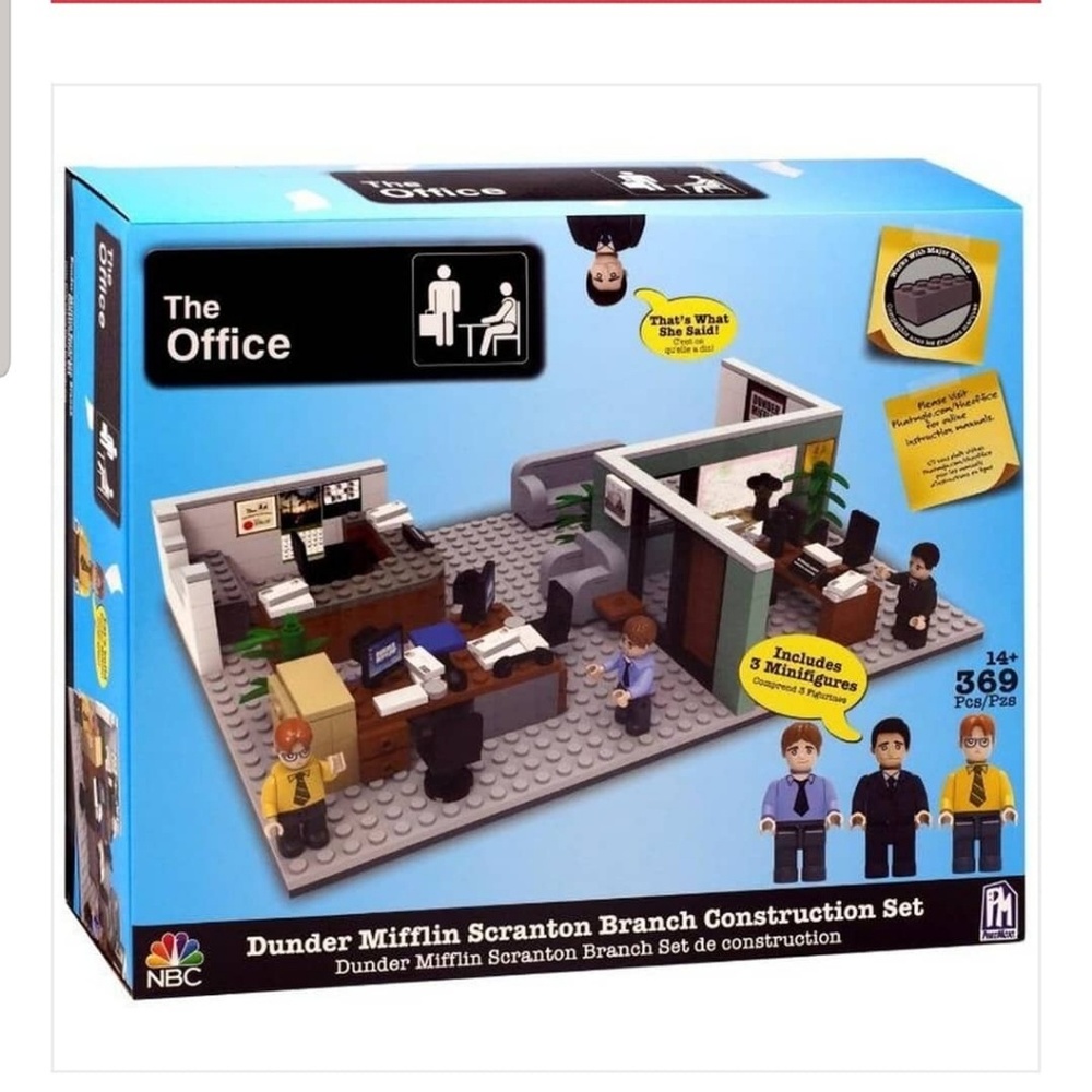 THE OFFICE Dunder Mifflin Construction Set